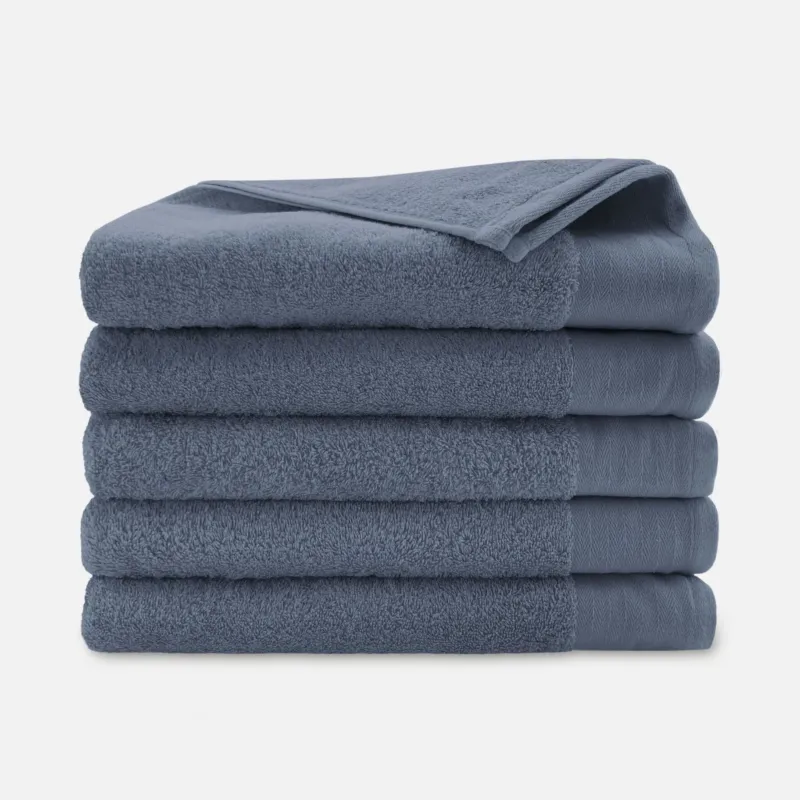 Walra Soft Cotton badlaken indigo - 5 stuks