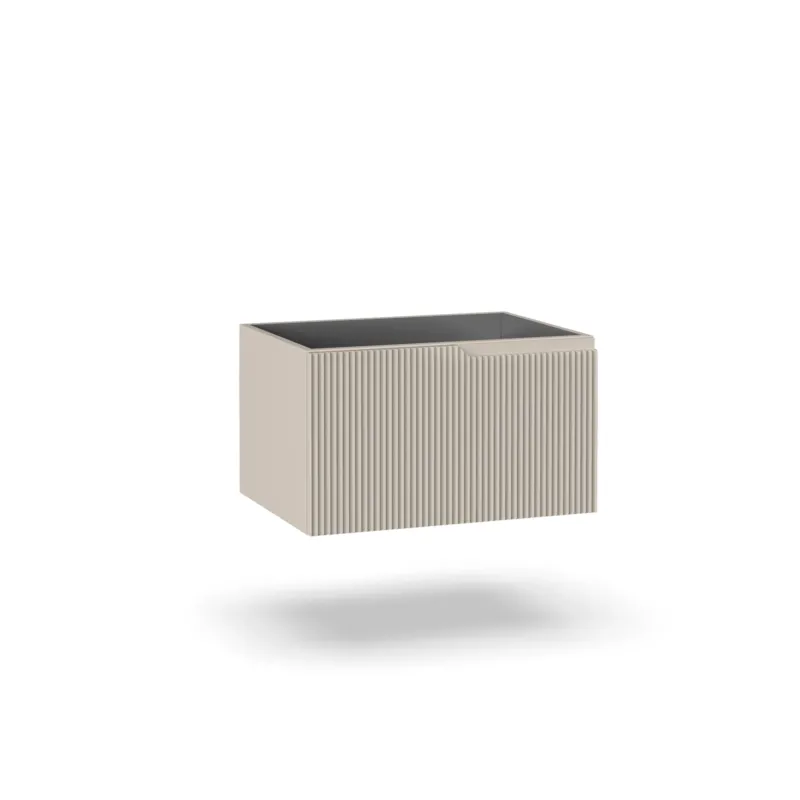 Base portalavabo 1 cestone ZIP tortora