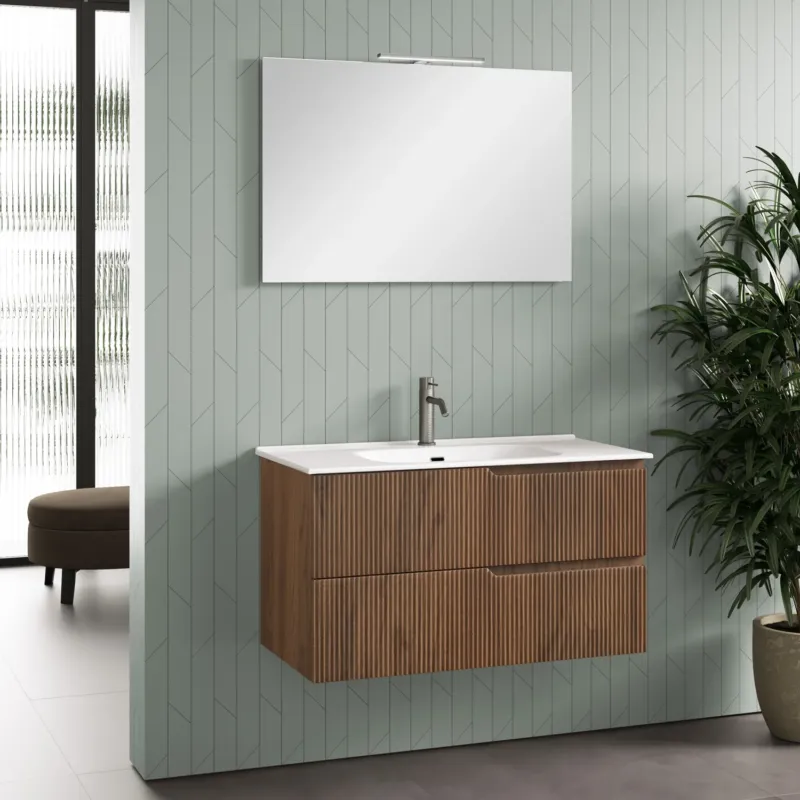 Composizione 4 pezzi ZIP rovere rio 91cm