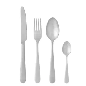 Besteck-Set Aurel – Edelstahl mit matter Silberoberfläche
