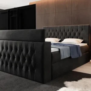 Boxspringbett Velano mit TV Lift und Stauraum - Luxusbetten24