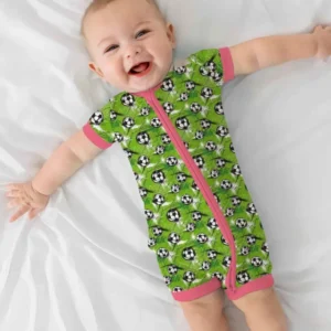 Green Soccer Energy Bamboo Shorty Zippy
