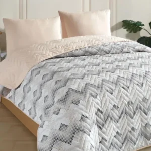 HELDENA Piqué-Tagesdecke Beige – 160×230 & 200×230 cm