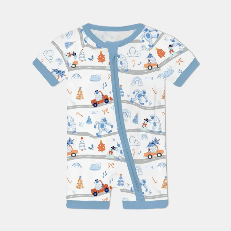 Christmas Sasquatch Shorty Zippy , Christmas Sasquatch Shorty Zippy - 0-3M