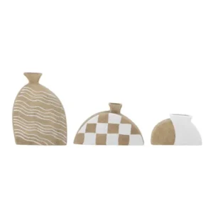 Vasen Set (3-teilig) „Nauta“ – Terrakotta