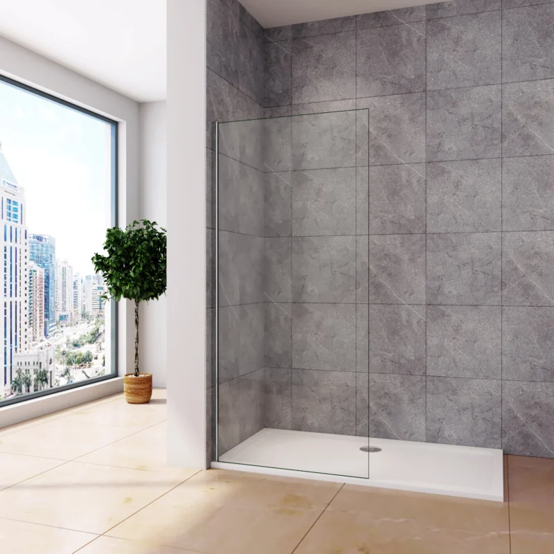 Glaswand Dusche Duschwand 8mm NANO Sicherheitsglas 110x200 cm