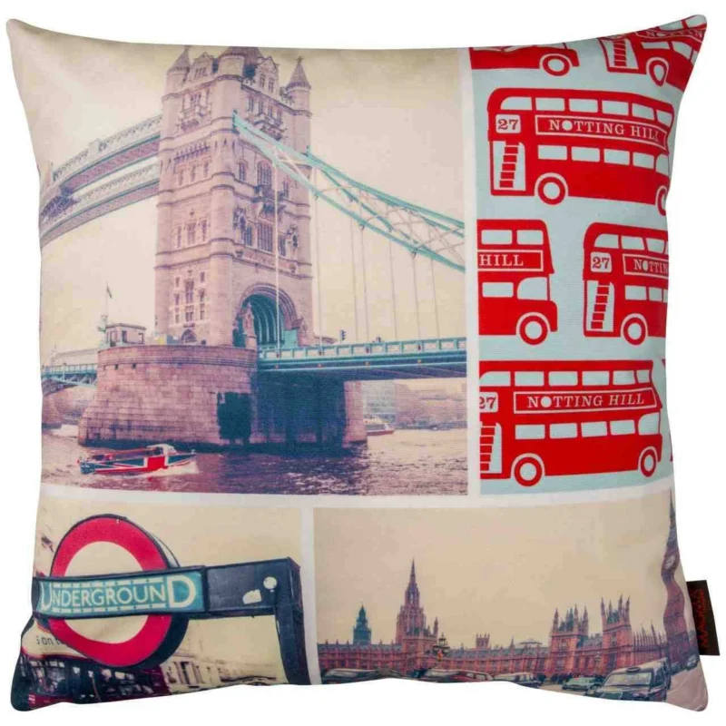 Magma Kissenhülle 50x50 cm Stadt London Tours