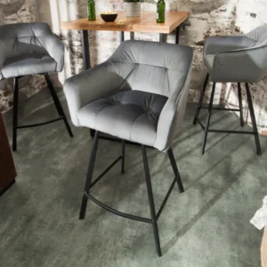 LOFT Retro Barstuhl 100cm Barhocker mit Armlehne