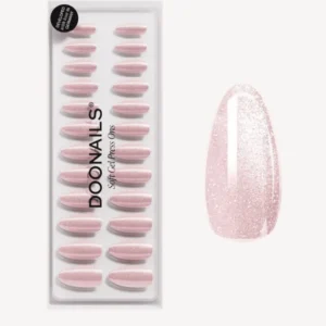 Rose Cat Eye Medium Almond Soft Gel Press Ons