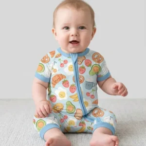 Breakfast Buddies Family Matching Bamboo Shorty Zippy
