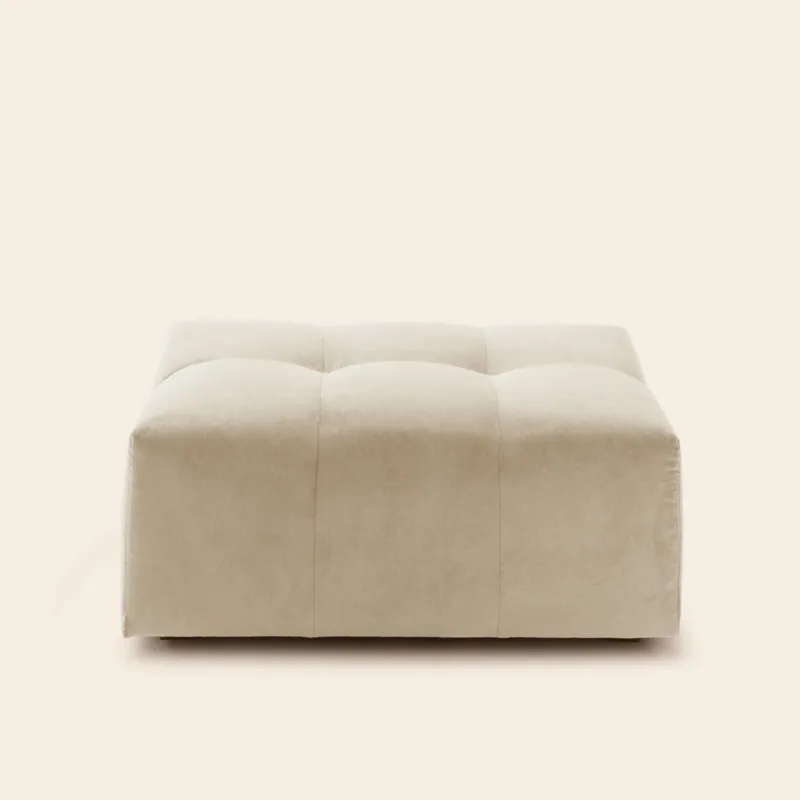 Pouf modulable UBERTO opal sable doux