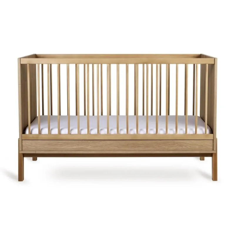 QUAX - Lit Bébé Évolutif ASHI 140 x 70 cm - Frêne Miel