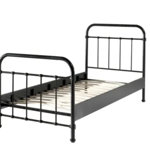 VIPACK - Lit NEW YORK 90 X 200 Cm - Noir