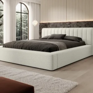 Designer Polsterbett Amira mit Stauraum